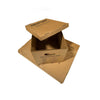 6 - Pack 15x12x10 Small Standard File Storage Moving Box with Lid Letter Handles